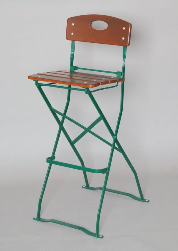 Židle barová skládací - jasan - český výrobek
