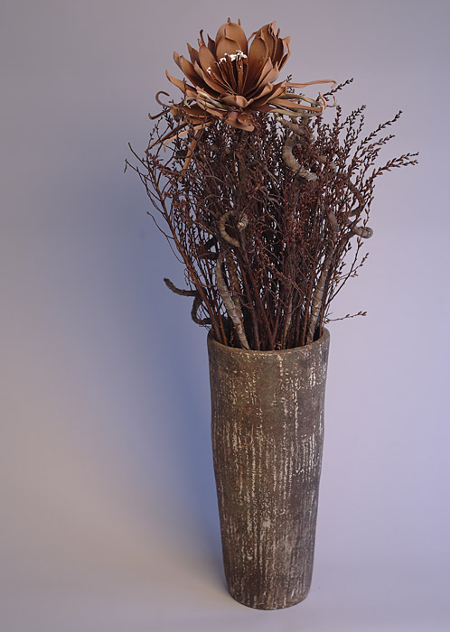 Arrangements - künstliche blume, naturmaterial, vase