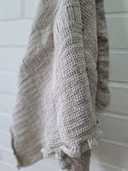 Leinen Badetuch - stoffwaffel 70 x 140 cm