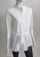Damen Bluse - 96% baumwolle, 4% elastan - Weiss - Größe: 40
