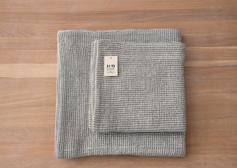 Towel - 100% linen - waffle