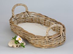 Basket - tray - rattan - kubu